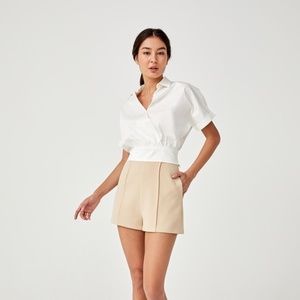 Marquesa Shirt Crop Top